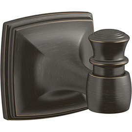 KOHLER Robe Hook, Bath Robe Hook, Grand Collection, Oil Rubber Bronze, K-26540-2BZ