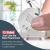 2pk Trolley Coin Keyring UK Set | Shopping Trolley Token