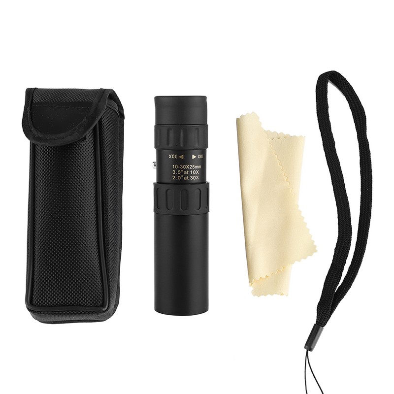 10‑30x25 Zoom Night Vision Monocular High Definition Portable Pocket Telescope
