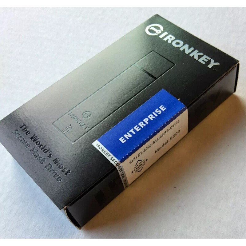 IronKey ENTERPRISE S200 16GB Secure USB Flash Drive Level 3