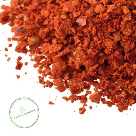 Zauber der Gewürze Chilli Flakes - Chili Crushed 1a Quality, Hot Chili Flakes without Seeds for Versatile Seasoning and Cooking, Premium Quality in Resealable Aroma Tin, 45 g