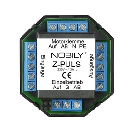 NOBILY The cut-off relay Z-pulse for 2 motors and connected in series up to 10 motors with 120 seconds self-holding time for push-button (no stopping button necessary) connection option for control