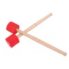 2PCS Bass Foam Drum Mallet Oak Handle EVA Foam Head