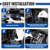 KAMIYONG Parking Brake Lever for Ryker Billet Aluminum Brake Lock