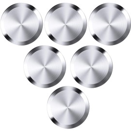 Hotop 6 Pieces 1.5 Inch Sanitary Fitting Cap Stainless Steel 304 Pipe End Caps Blind Triple Clamps for Dairy Food Wine Beverage Cosmetics Engineering