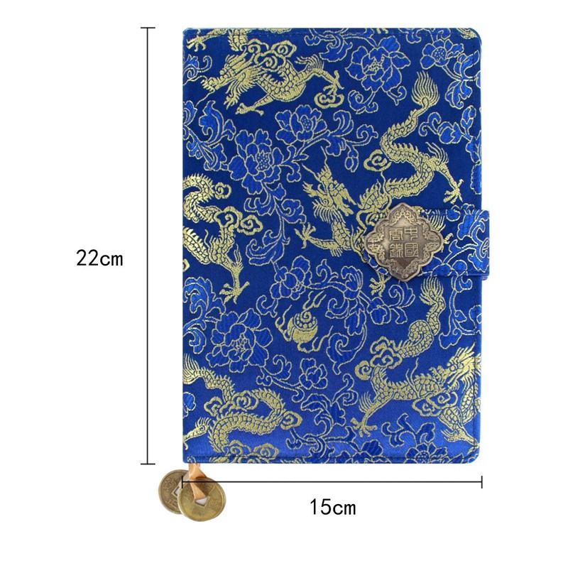 Hardcover Notebook Chinese Yun Brocade Notebook Silk Hardcover Diary Journal