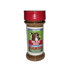 Big Axe Spice HOT AXE Medium Heat All Purpose Seasoning Blend - Salt Free, Gluten Free, Sugar Free, Preservative Free, Vegetarian Vegan Paleo Kosher & Halal Friendly