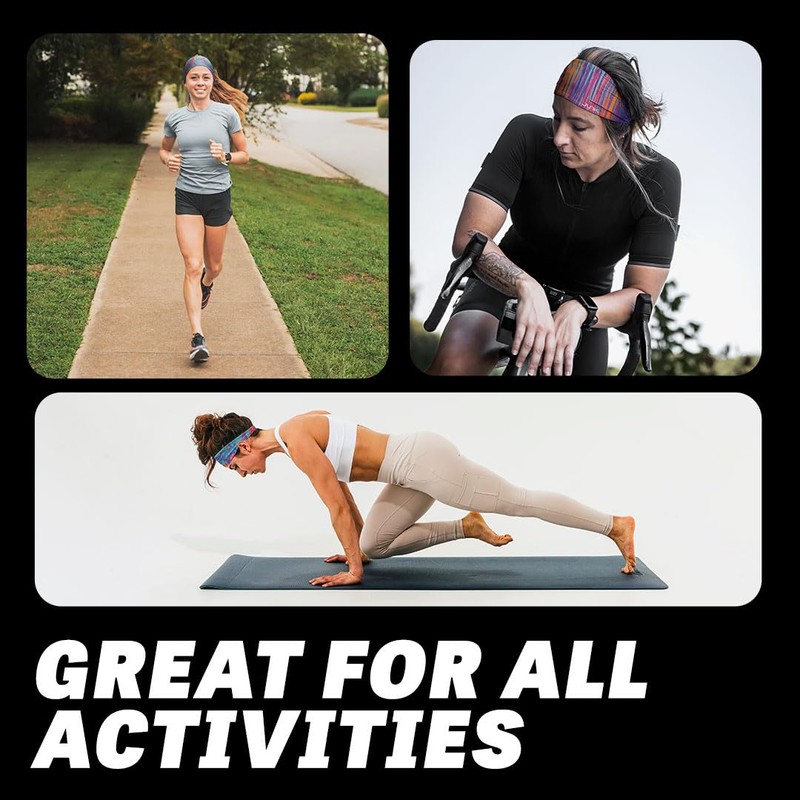 JUNK Brands Big Bang Lite Headband - Moisture-Wicking, Performance Fabric,