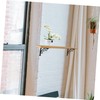 NAMOARLY Triangular Wooden Wall Shelf Brackets Decorative Support for Floating