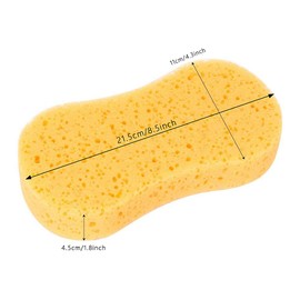 3pcs Car Wash Sponges Kitchen Cleaning Sponges Scrubber