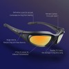Polarized Motorcycle Riding Goggles, Windproof Cycling Glasses UV400 Outdoor Sports