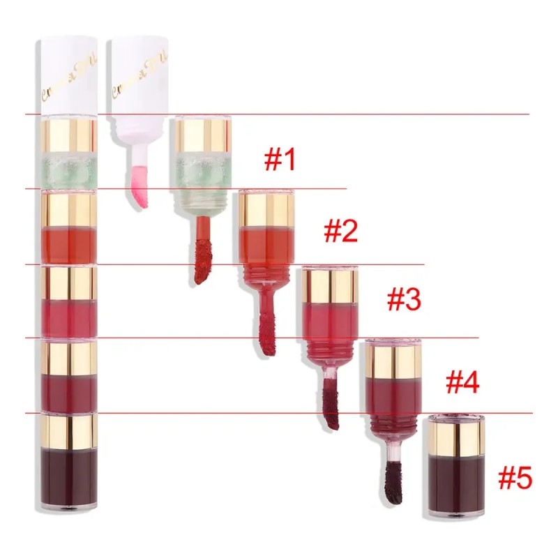 Set Cmaadu De 4 Brillos Labiales A Prueba De Agua
