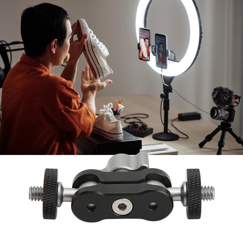 Camera Articulating Arm Aluminium Alloy Adjustable 1/4in Screw Interface Expansion