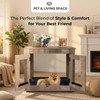 Agitree Pet Crate Furniture End Table - Rustic Style Small