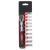 ULTECHNOVO Ratchet Wrench Set Screwdriver 12-piece Socket Tool Kit for