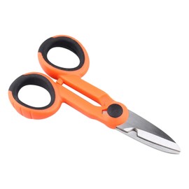 Duogalia 3PC Kevlar Shears for Fiber Optic Cable Precision Electrician Stainless Steel Hand Scissor Cutter for Cutting Fiber Wire,Insulation,Soft Cable