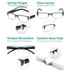 Eyekepper 4 Pack Classic Reading Glasses for Women and Men