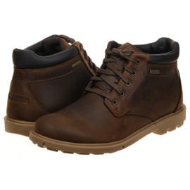 Rockport Men's Rugged Bucks Waterproof Boot, Boston tan, 11 W