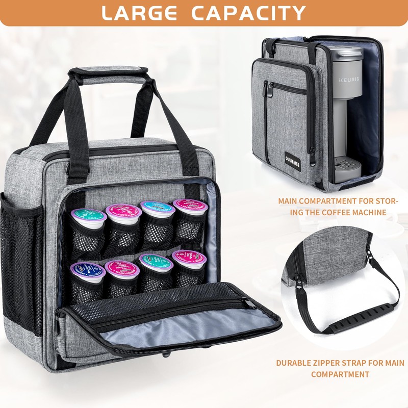 OUUTMEE Coffee Maker Carrying Bag Compatible with Keurig K-Mini or