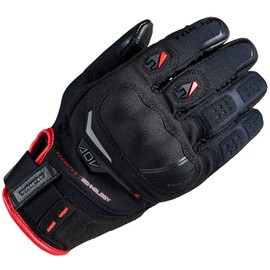 TAICHI RS Taichi RS Motorcycle All-Season Waterproof Rain Touch Panel Compatible Built-in Protector DRYMASTER Compass Glove RST451 BLACK/RED L