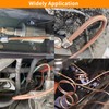 MuHize 25 ft 3/16" Copper Coated Brake Line Kit (Includes