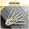 Jiang&Rong 30-Pack Velvet Pants Hangers, Space Saving Slim and Ultra-Thin