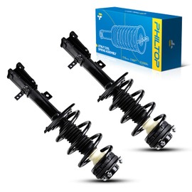 PHILTOP Front Struts Shock Absorber Fit For Journey 2009 2010 2011 2012 2013 2014 2015 2016-2019, Complete Struts with Coil Spring Assembly, Quick Suspension Loaded Struts 172509 172510 2PCS 4SAA693
