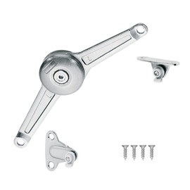 HAFELE Duo Standard Flap Lid Stay Lift Support System for Kitchen Wardrobe Cupboard Cabinet Door Open Upward and Downward Self Closing Hinges Germany Brand Silver Pack of 1