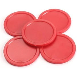 5pcs Pack of 5 Red 2-inch Mini Air Hockey Table Pucks New 2-inch