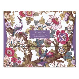 Museums and Galleries Marketing. Classics 18.8 x 24.5cm Birds in the Forest Writing Paper Sheet with Envelope (Pack of 10)