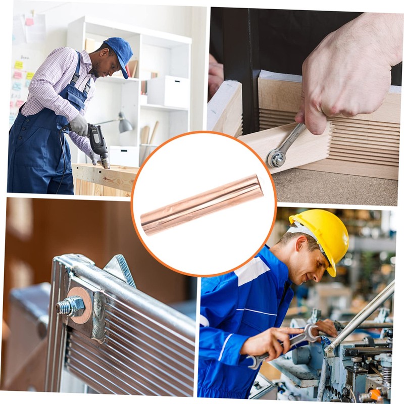 Ipetboom 2 Rolls Copper Sheet Thick Copper Foil Plate for