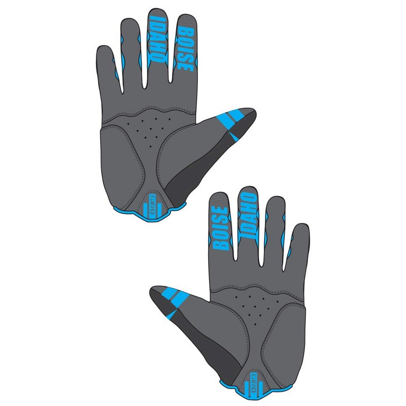 Giro Bob's Bicycles DND Gloves Medium Black/Blue