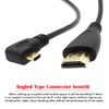 Xiwai Left Angled 90 Degree Micro HDMI to HDMI Male