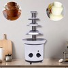 SNKOURIN Chocolate Fountain,2lb Capacity,Easy to Assemble 4-Tier Stainless Steel Chocolate