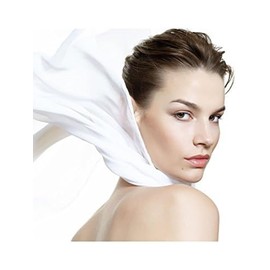 SATINIOR Chiffon Scarf Square Neck Scarf Handkerchief Retro Satin Ribbon Neckerchief for Women(23.6 x 23.6 Inches,White)