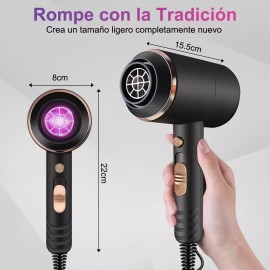 MYBEAUTY Secador De Pelo Ion Negativo 4000w 3 Velocidades 220-240v
