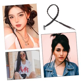 Baluue Pcs Braided Ponytail Extensions Natural Looking Hair Topper for Women Heat Resistant Synthetic Ponytail Holder Clip