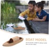 Operitacx Realistic Sailboat Wooden Model Boat for Nautical Decor Model