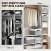 Criusia Closet Organizers and Storage Baskets - 6 Pack Shelf