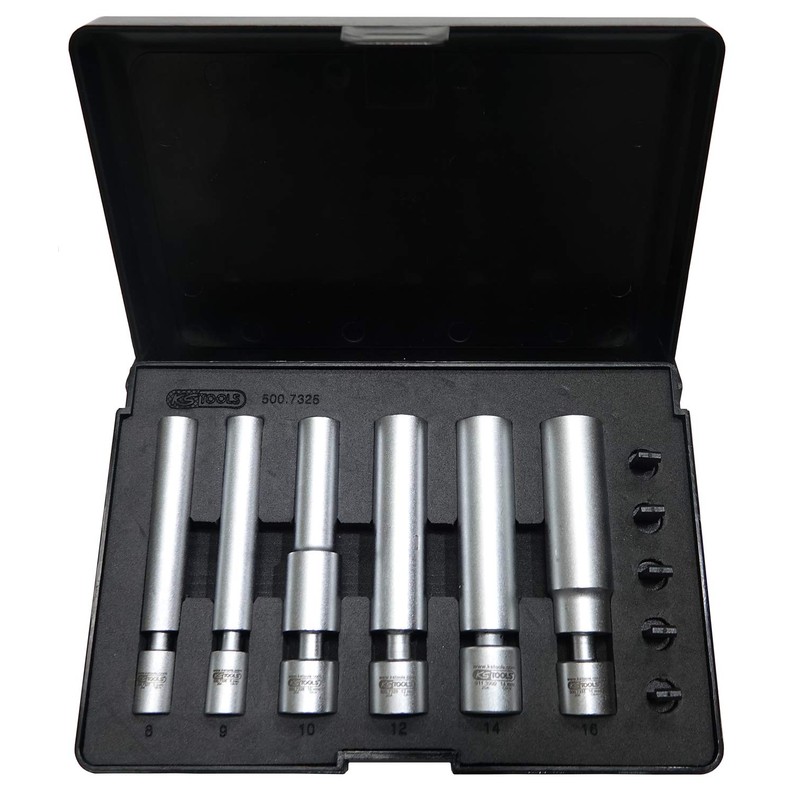 KS Tools 500.7325 Special Glow and Spark Plug Socket Set