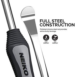 Neiko - Juego de herramientas de reparación de neumáticos de motocicletas 20600A, 5 piezas | cucharas de palanca de acero endurecido de 11-1/2 pulgadas