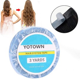 Hair Tape for Hair Replacement, Hair Tape Hair Extension Adhesive Tape Lace Front Support Wig Blue Tape, Lace Front Support Double Sided Lace Front Tape for Wigs and Hair Extensions