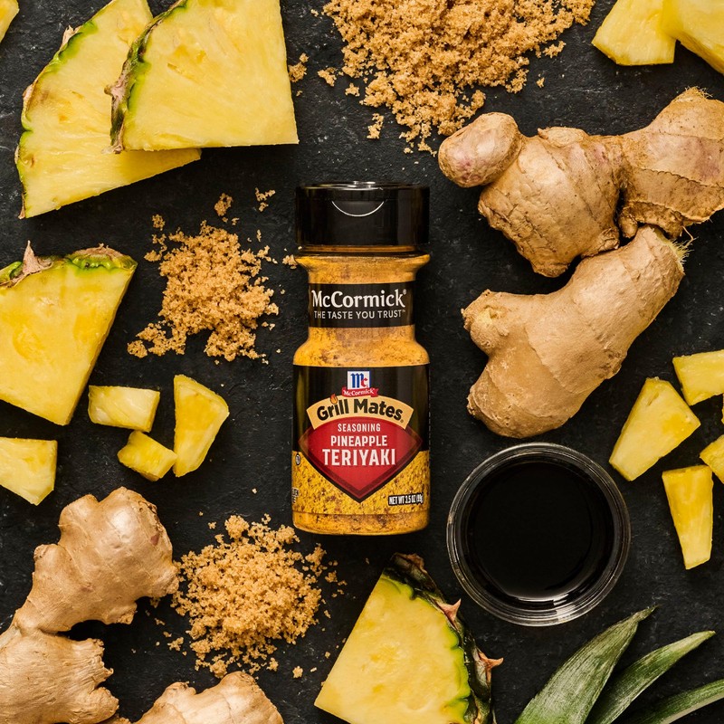 McCormick Grill Mates Seasoning, Pineapple Teriyaki, Grilling Seasoning for Adding