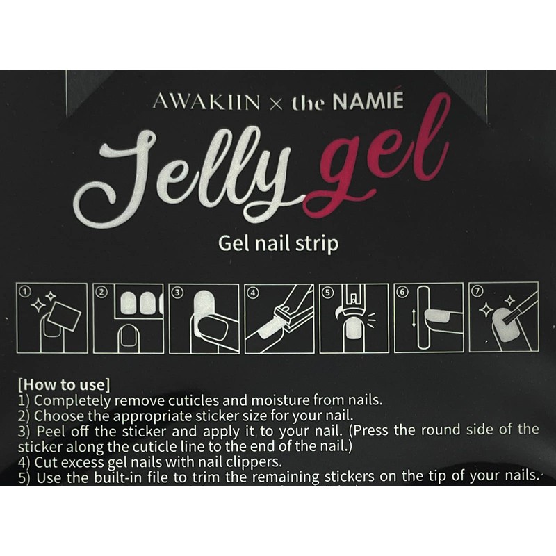 Gravity Threads Jelly Gel Nail Strips - Pastel