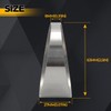 2.5" 304 Stainless Steel Exhaust Pie Cuts - 90 Degree