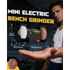 Ecarke 3" Mini Bench Grinder Compatible with Dewalt 20V (Tool
