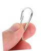 IWOWHERO 15pcs Stainless Steel Flag Pole Attachment Hooks Snap Clips