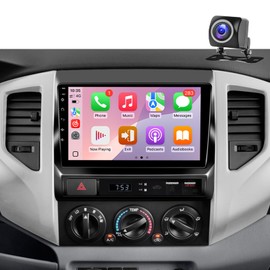 Leadfan Android Car Radio for Toyota Tacoma 2005-2015 Stereo with Wireless CarPlay Android Auto,9Inch IPS Touchscreen for Tacoma with GPS/SWC/BT/SWC/Backup Camera