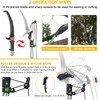30 Feet Tree Pole Pruner Manual Branches Trimmer Tree Branch
