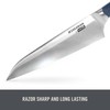 DASH Zakarian 6-Piece Steak Knife Set, Non-Serrated Full Tang German